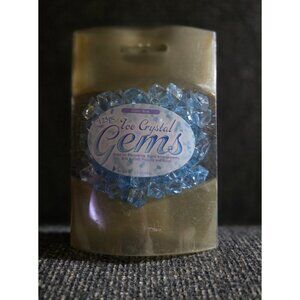 Pack Of 125 Blue Ice Crystal Gems New For Crafts